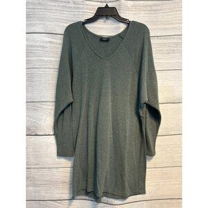 Vici Long Sleeve Olive Green Tunic Dress S